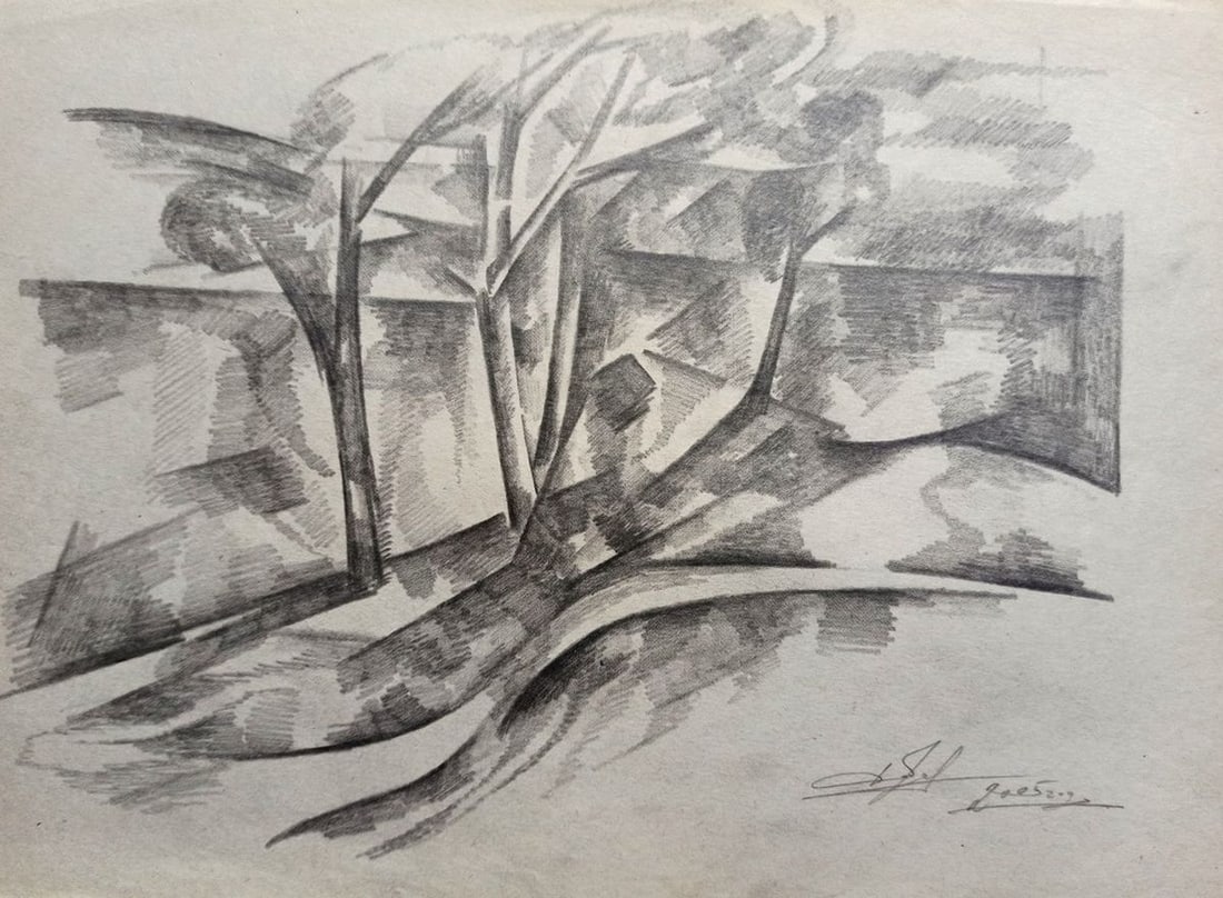 Abstract pencil painting On the shore Peter Tovpev: Title: Abstract pencil painting On the shore Peter Tovpev Description: No.Dobr 626 *** ABOUT THIS PAINTING *** * TITLE: "On the shore" * ARTISTS: Peter Tovpev * SIZE: 20x30 cm/7.87x11.81 inches' * MED