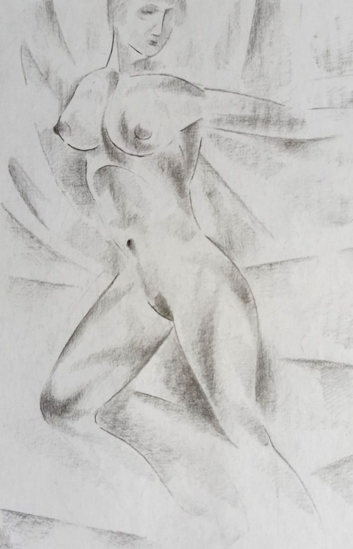Abstract pencil painting Portrait of a naked girl Peter Tovpev: Title: Abstract pencil painting Portrait of a naked girl Peter Tovpev Description: No.Dobr 643 *** ABOUT THIS PAINTING *** * TITLE: "Portrait of a naked girl" * ARTISTS: Peter Tovpev * SIZE: 20x30 cm/