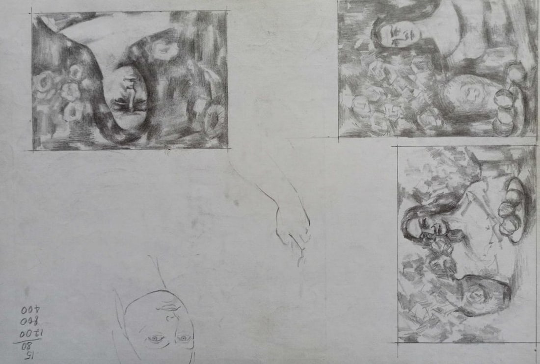 Pencil painting Still life Peter Tovpev - 4