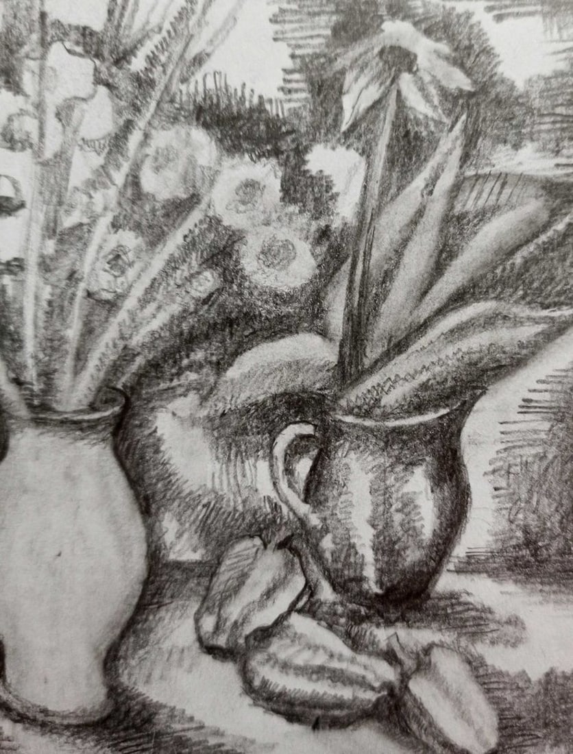 Pencil painting Still life Peter Tovpev - 3