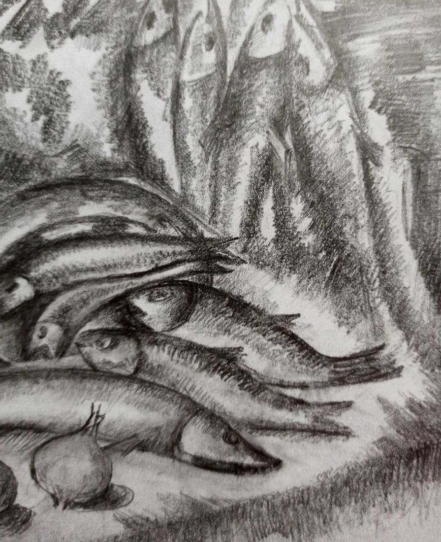 Pencil painting Still life Peter Tovpev - 3