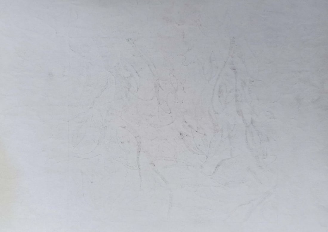 Abstract pencil painting Among nature Peter Tovpev - 4