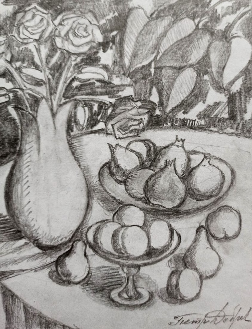 Pencil painting Still life Peter Tovpev - 3