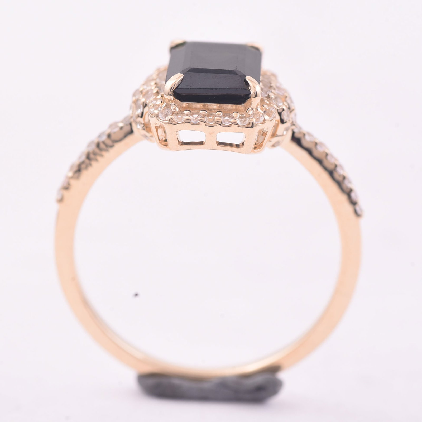 1.71 Ct Octagon Tourmaline 9K Gold Ring - 4