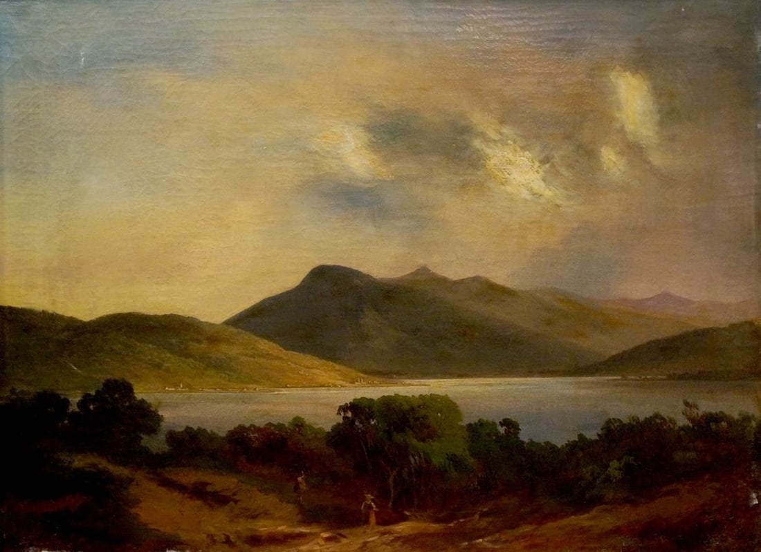 Oil painting Mountain landscape (1 of 8)