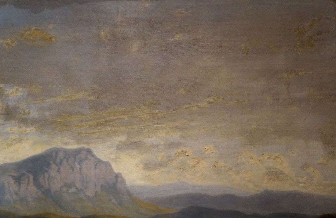 Oil painting Natural landscape F. W. Nickel - 4