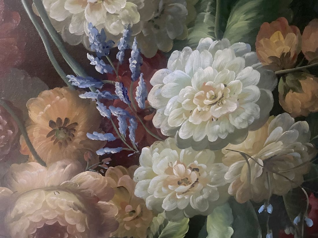 Oil painting Wildflowers Montana - 5