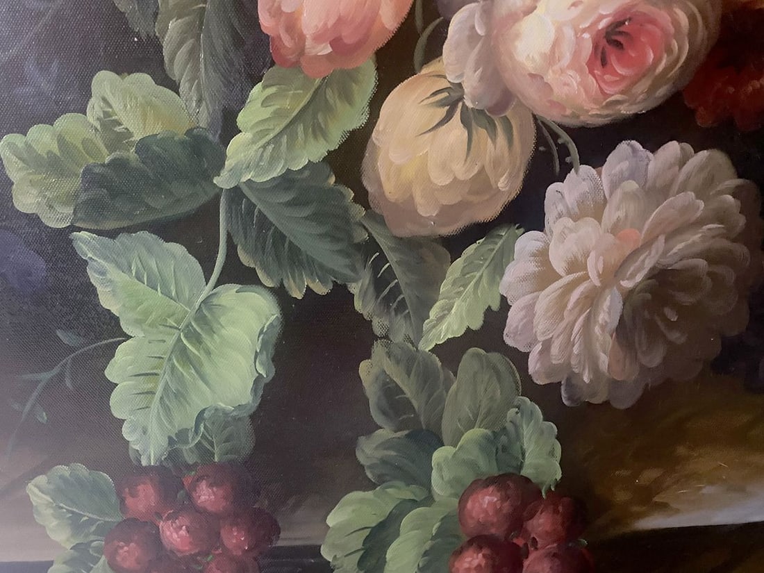 Oil painting Wildflowers Montana - 7