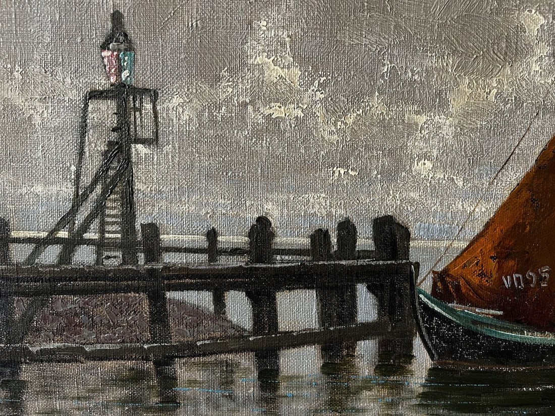 Oil painting Long journey European artist - 4