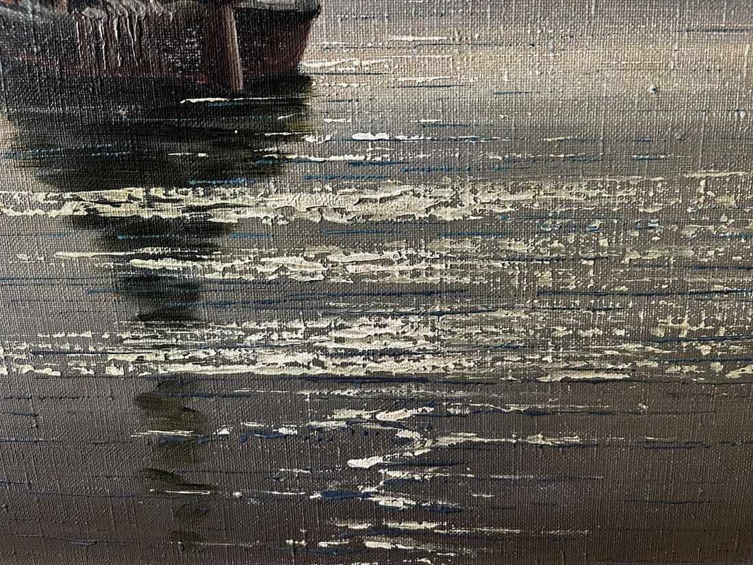 Oil painting Long journey European artist - 7