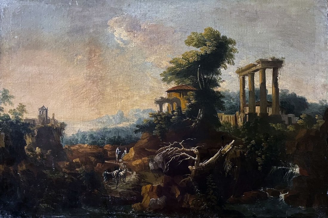 Oil painting In Greece European artist (1 of 10)