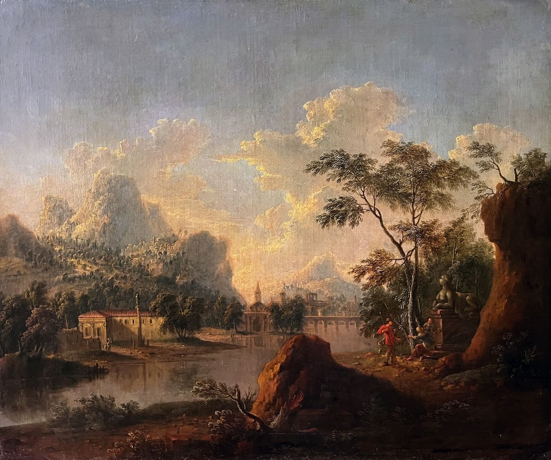 Oil painting Daylight European artist: Title: Oil painting Daylight European artist Description: NoVerne 404*** ABOUT THIS PAINTING **** TITLE: "Daylight"* ARTISTS: European artist* SIZE: 64x76 cm/'25.19x29.92 inches'* MEDIUM: oil,