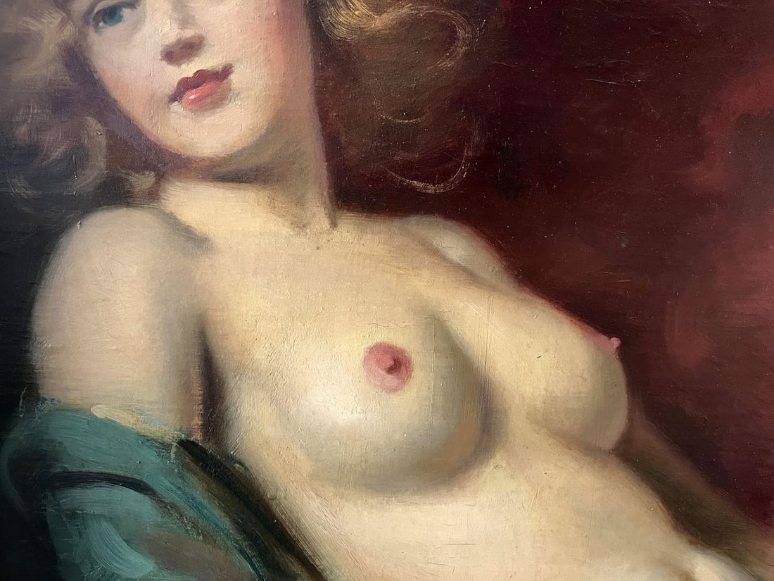 Oil painting Graceful naked girl European artist - 4