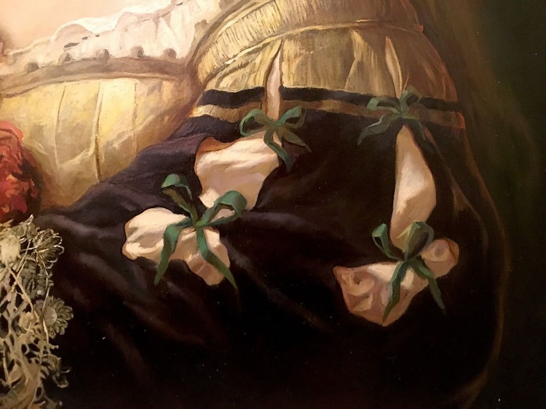 Oil painting Portrait of a Victorian Girl - 8
