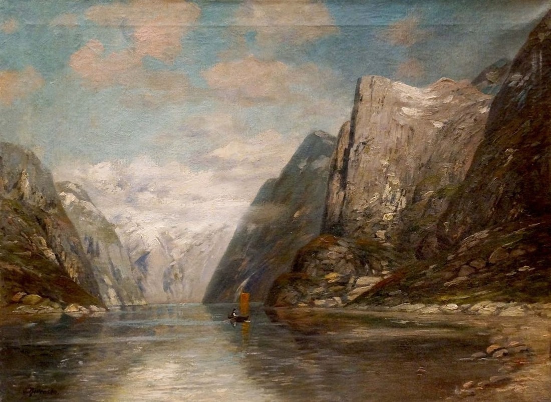 Oil painting Far away Bjorensen O. (1 of 10)