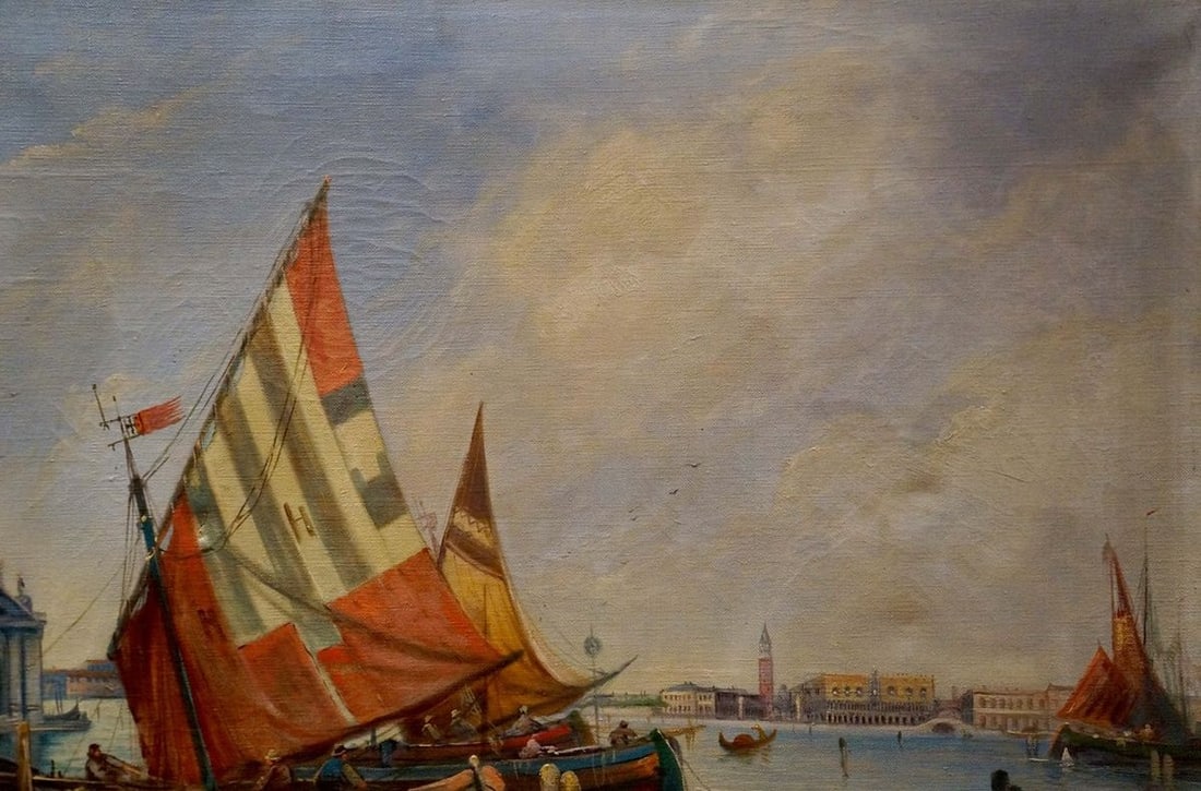 Oil painting The ships are back P. Alonza - 4