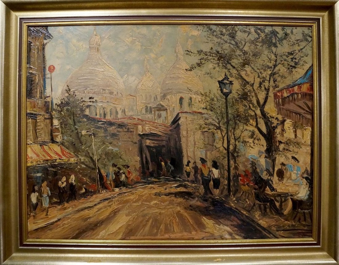 Oil painting Stormy life in the city: Title: Oil painting Stormy life in the city Description: NoVerne 116 *** ABOUT THIS PAINTING *** * TITLE: "Stormy life in the city" * ARTISTS: Unknown artist * SIZE: 60x80 cm/'23.62x31.49 inches' * ME