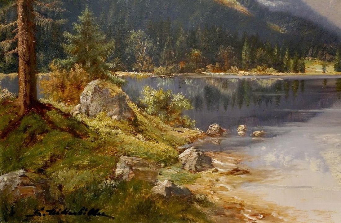 Oil painting Natural beauty S. Mitterbiller - 2