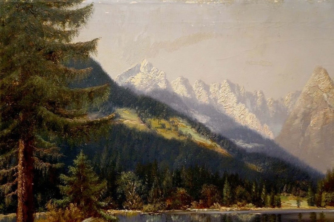 Oil painting Natural beauty S. Mitterbiller - 3