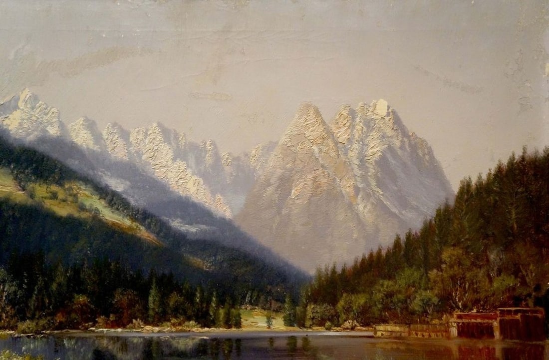 Oil painting Natural beauty S. Mitterbiller - 4
