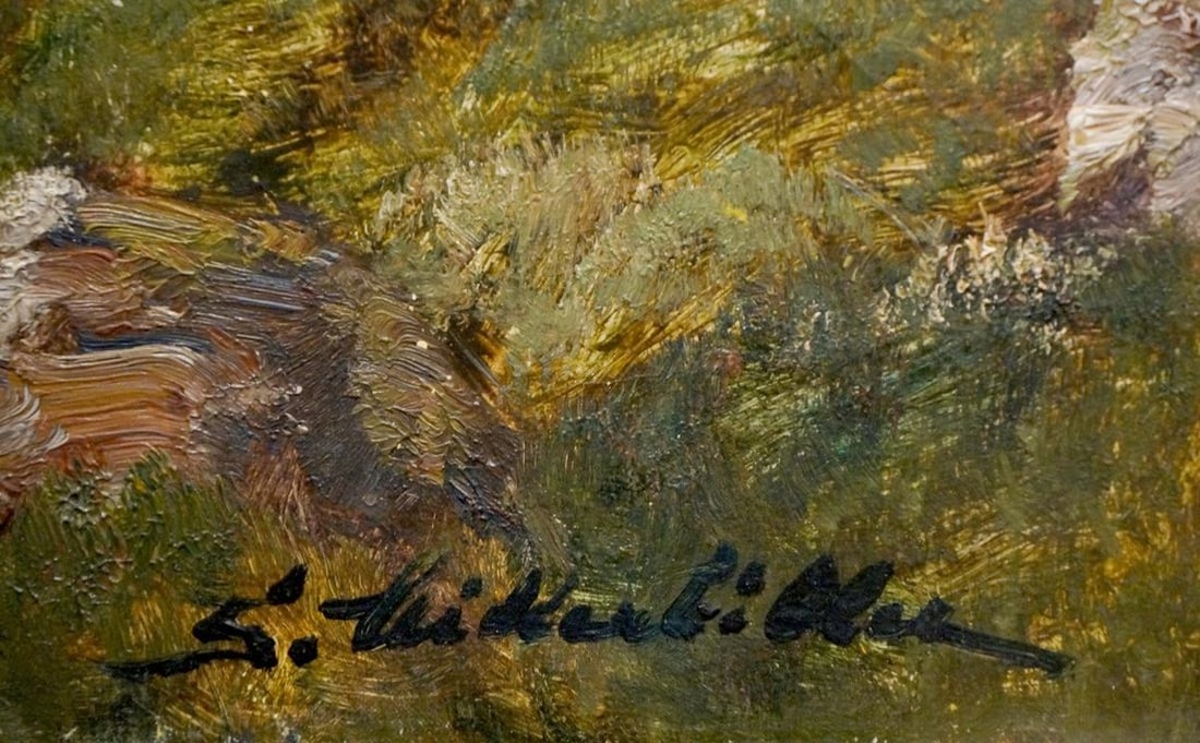 Oil painting Natural beauty S. Mitterbiller - 6
