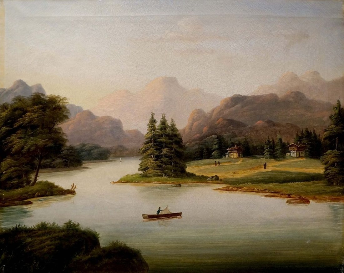 Oil painting Fishing (1 of 8)