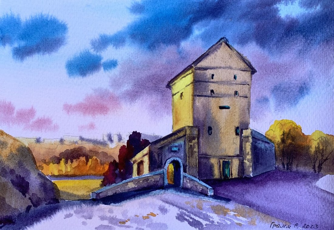 Watercolor painting Enhanced Defense Svetlana Gramm (1 of 12)
