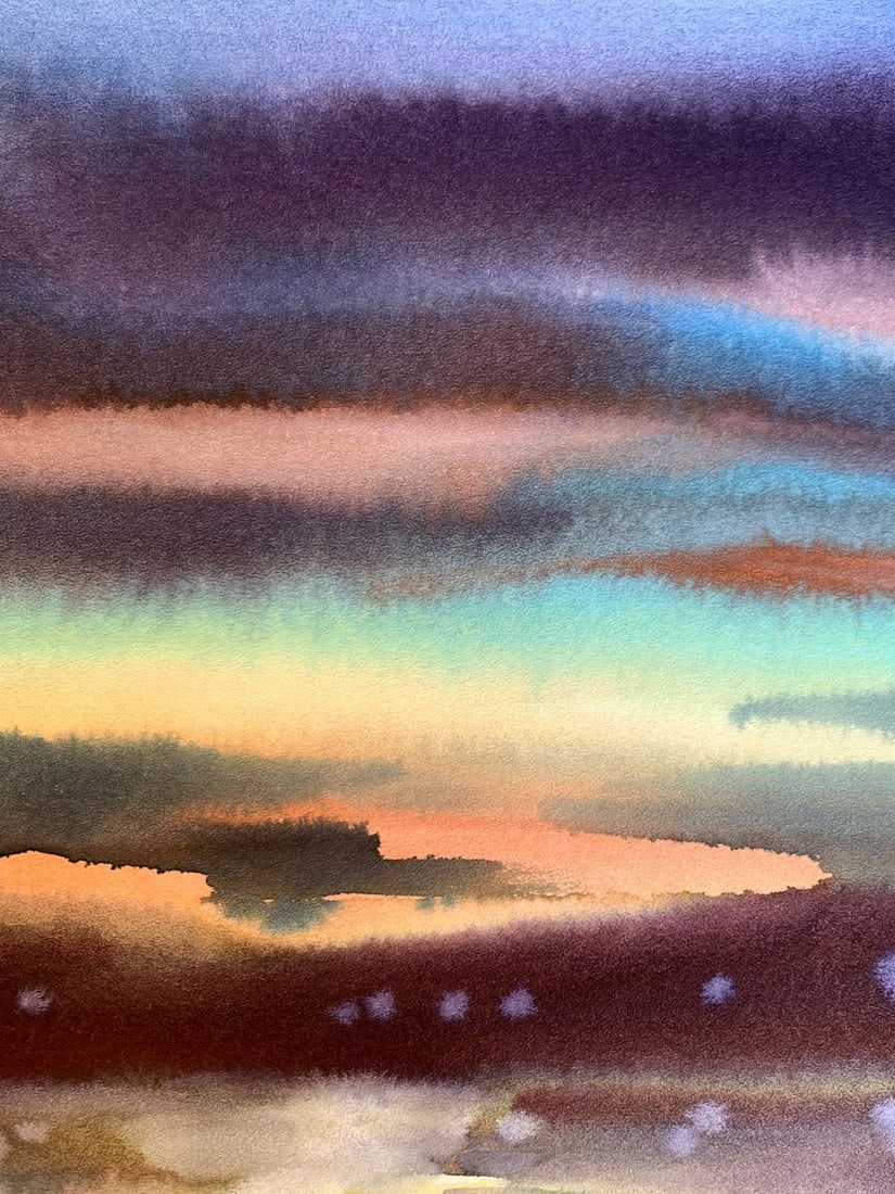 Watercolor painting With a touch of magic Svetlana Gramm - 5