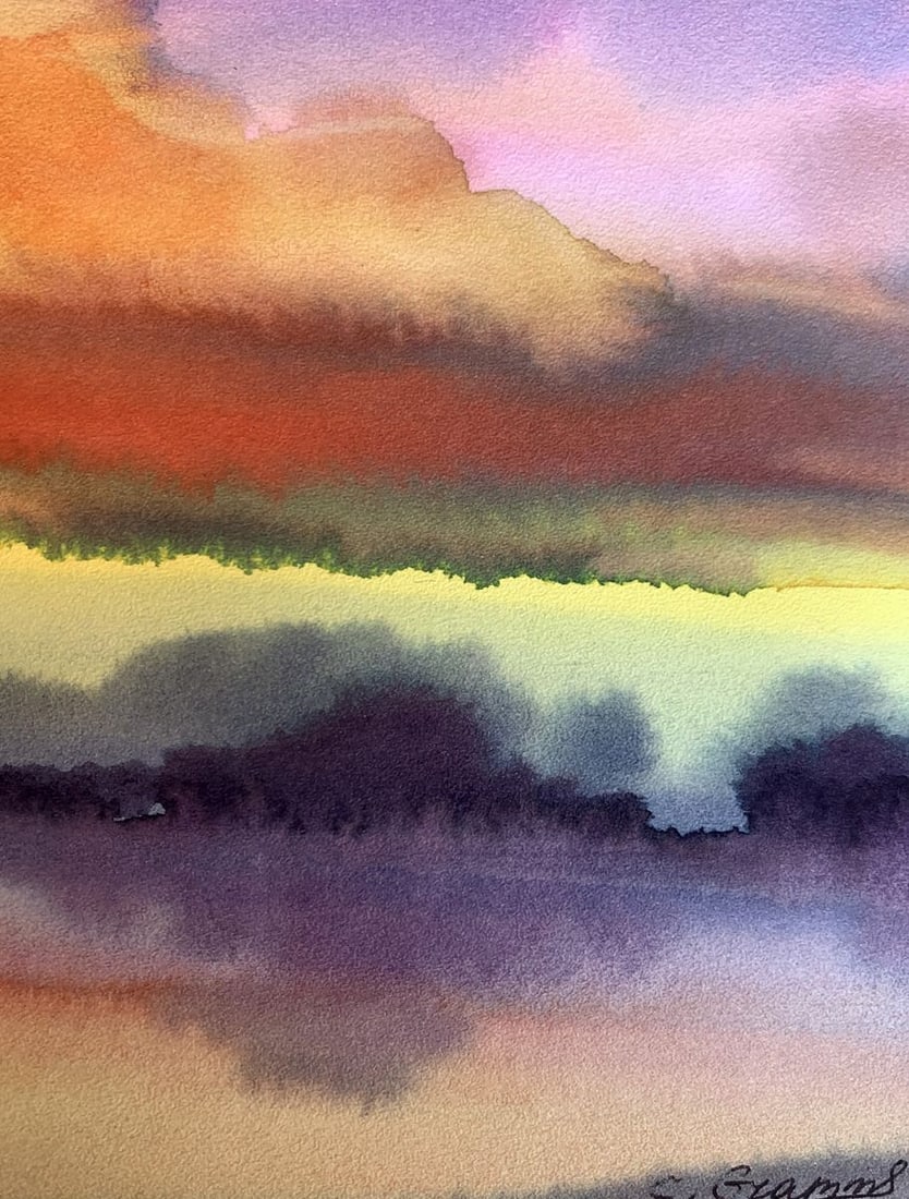 Watercolor painting Color mood Svetlana Gramm - 10
