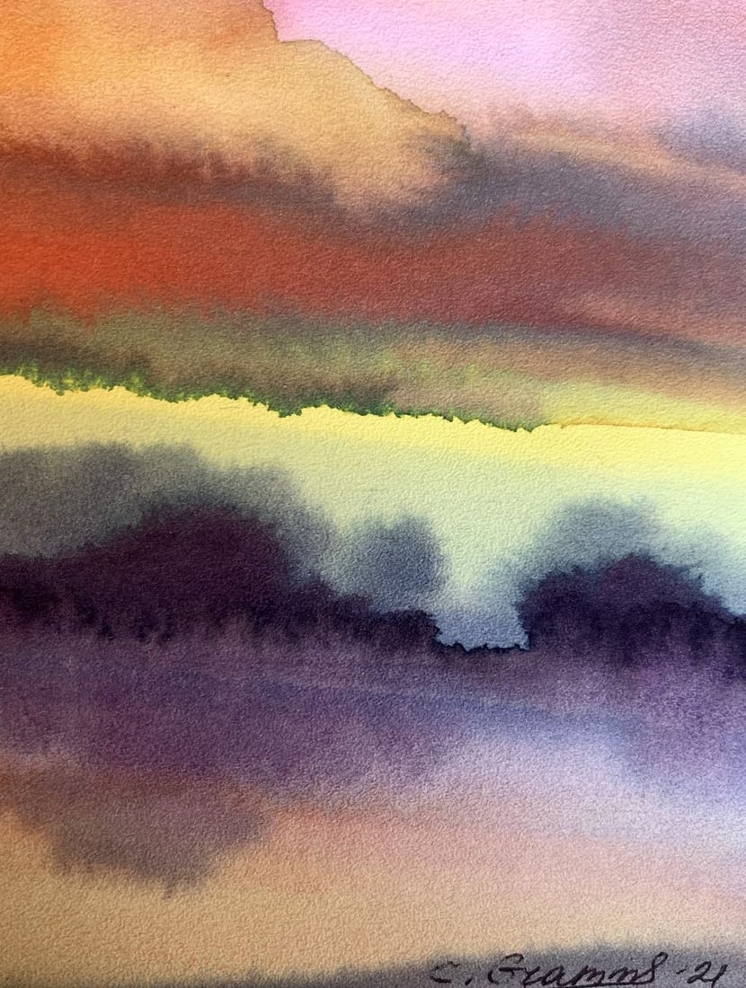 Watercolor painting Color mood Svetlana Gramm - 11