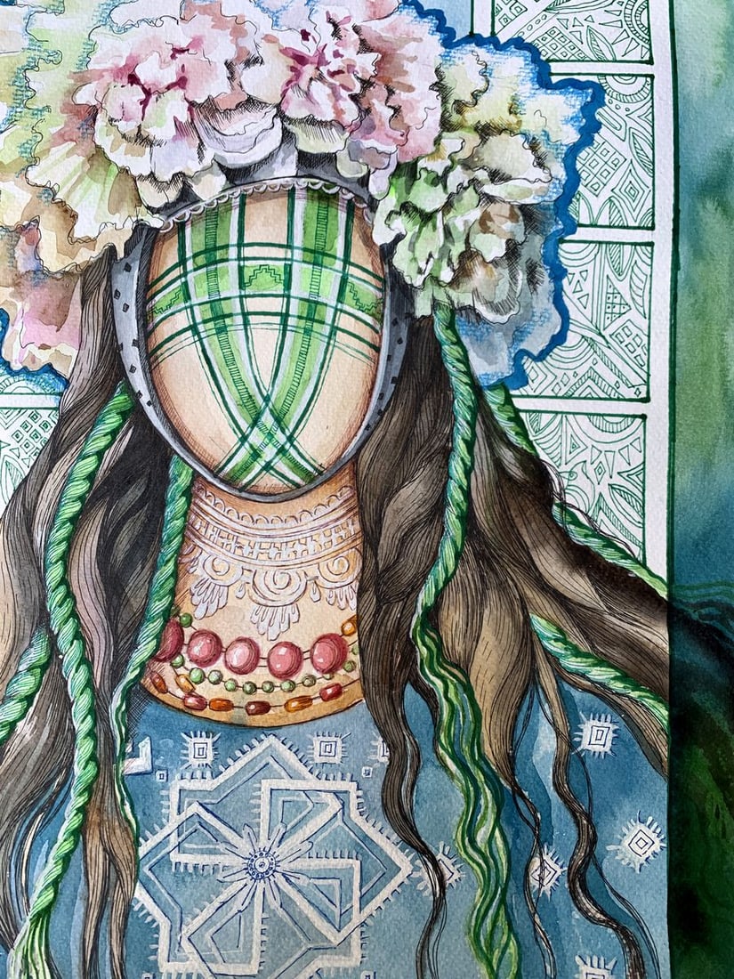 Watercolor painting Guardian of the Renaissance Olga Ponomaryva - 10