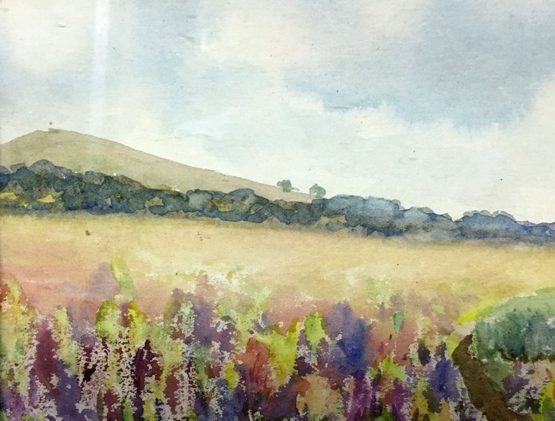 Watercolor painting Fields Tsyupka Ivan Kirillovich - 8