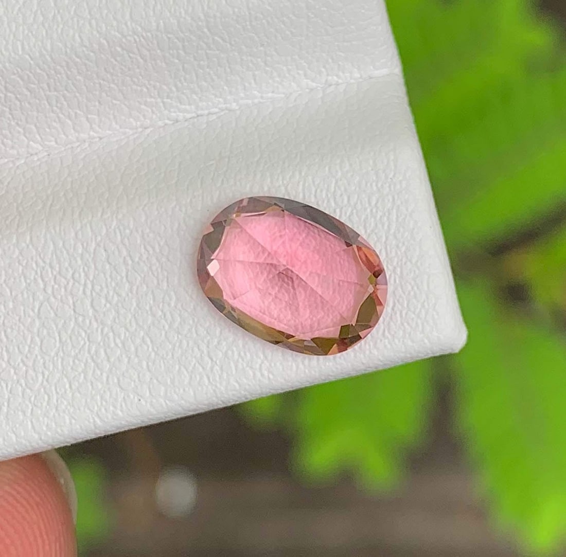 Dusty Rose Pink Tourmaline Gemstone: Natural October Birthstone, Africa (3.03 CT) - 4
