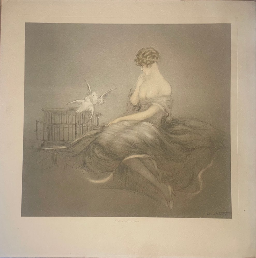 Louis Icart: Tender Lessons - 2