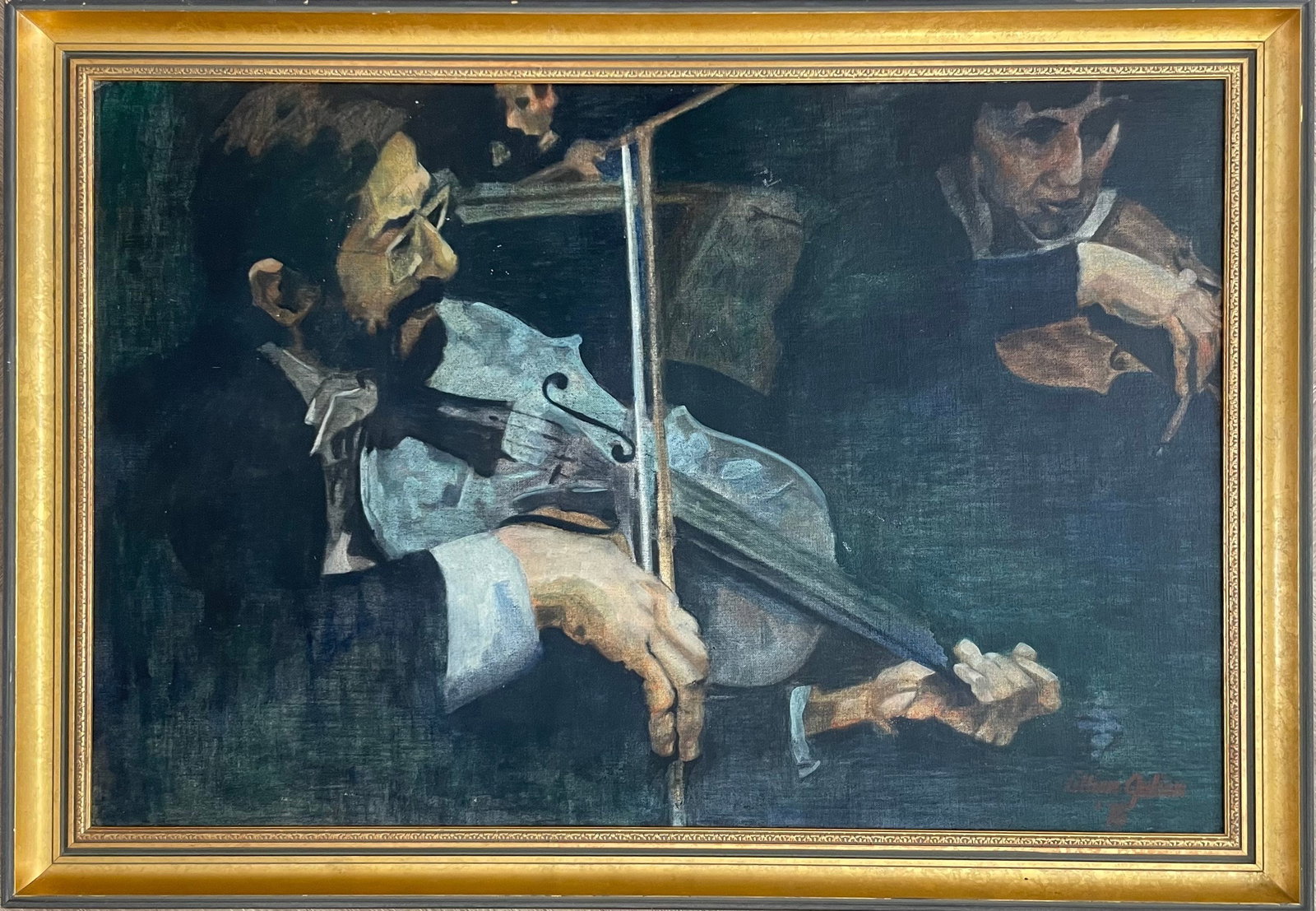 Lillian Gulien: Man with Violin - 3