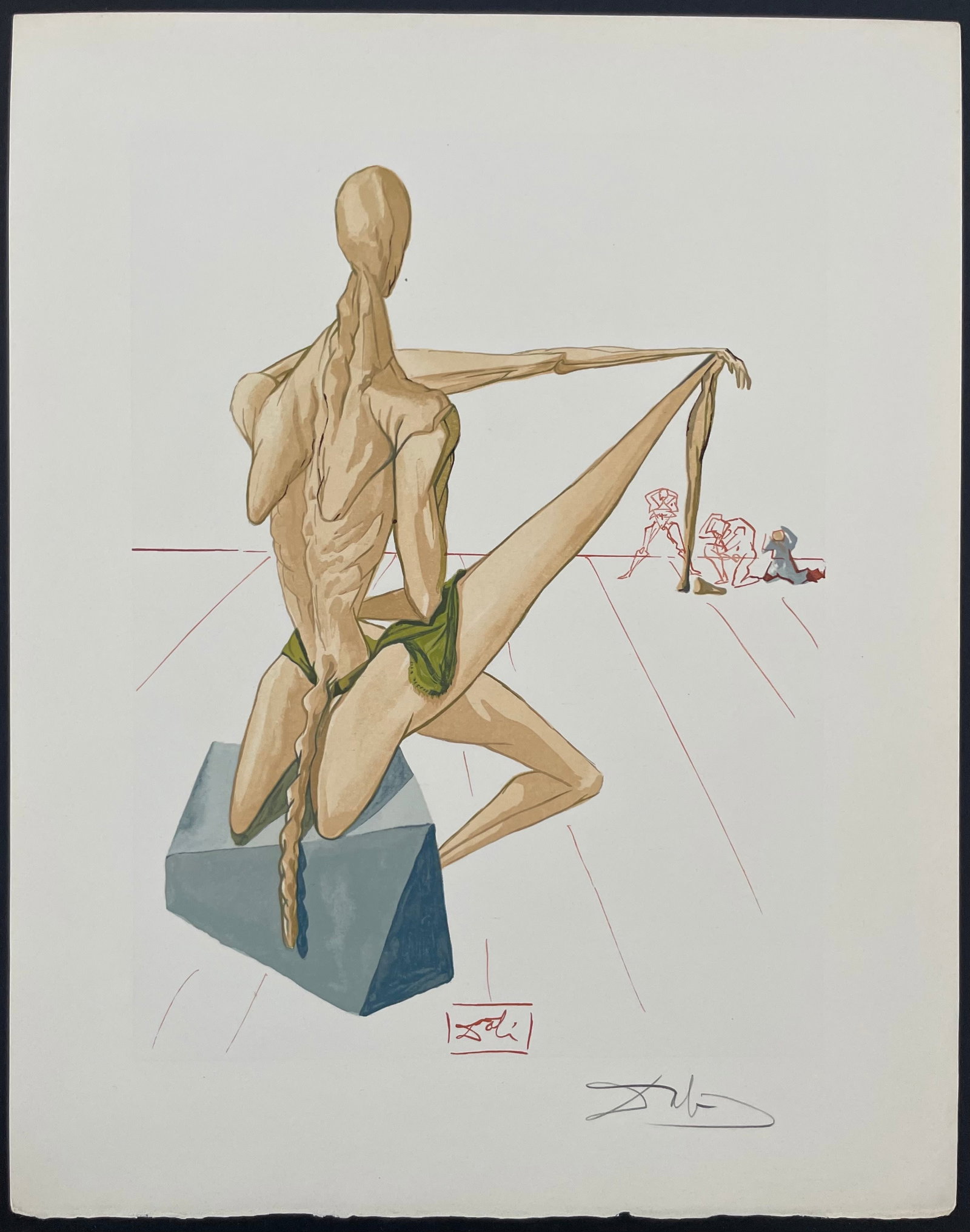 Salvador Dali: Divine Comedie inferno Canto 5-1: Title: Salvador Dali: Divine Comedie inferno Canto 5-1 Description: Artist: Salvador Dali Title: Divine Comedie inferno Canto 5-1 Year: 1960 Medium: Wood Engravings Type: Work on paper Dimensions: 10 