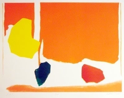 Esteban Vicente: Untitled: Title: Esteban Vicente: Untitled Description: Artist: Esteban Vicente Title: Untitled Type: Work on paper Date: N/A Medium: Solarplate etching Dimensions: 22.5 x 27.5 inches Signed and Dated: Signed