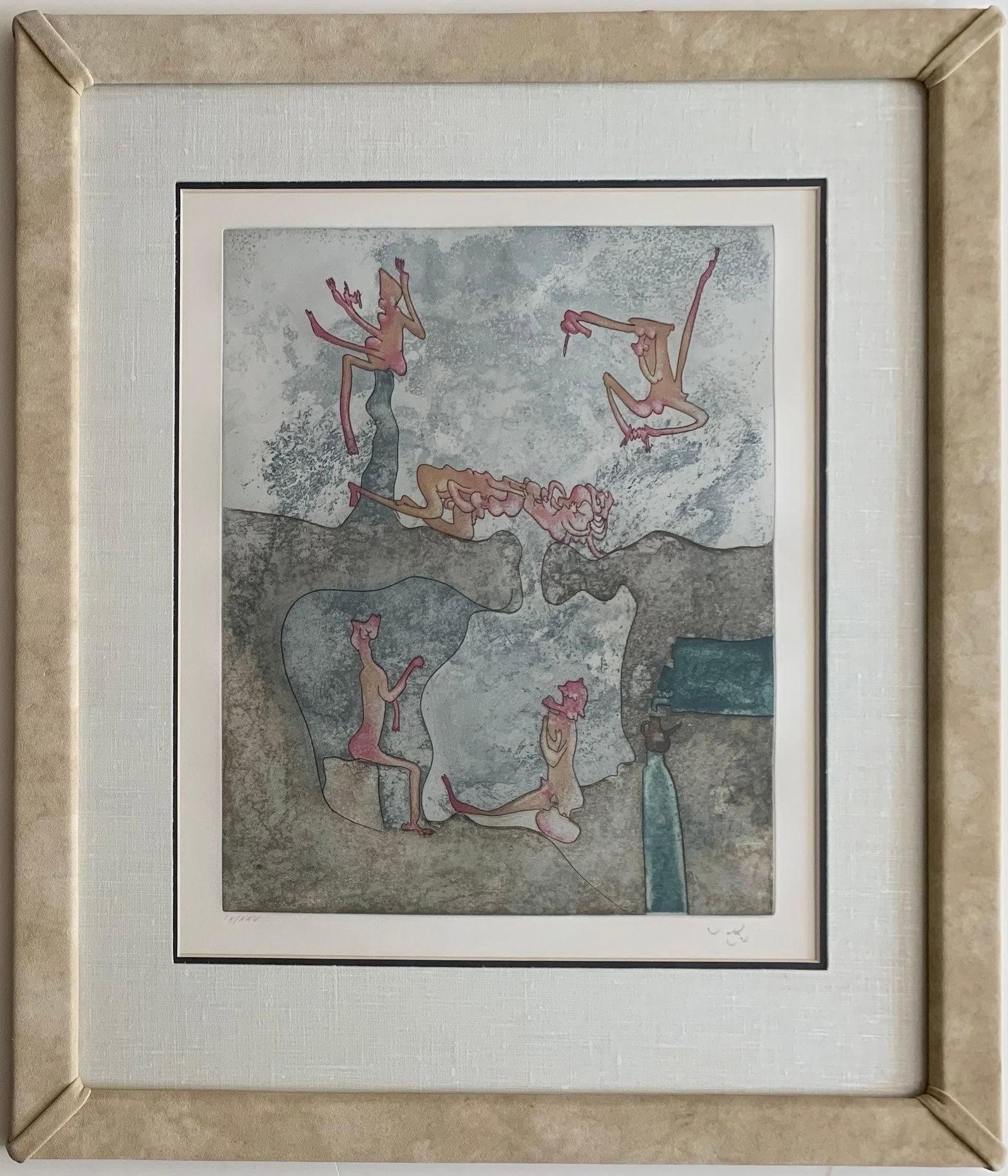 Roberto Matta: Untitled (from "Cosi fan tutte" portfolio): Title: Roberto Matta: Untitled (from "Cosi fan tutte" portfolio) Description: Artist: Roberto Matta Title: Untitled (from "Cosi fan tutte" portfolio) Type: Work on paper Date: 1970 Medium: Etching