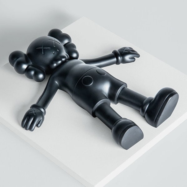 KAWS: Alone Time: Title: KAWS: Alone Time Description: Artist: KAWS Title: Alone Time Date: 2022 Medium: Bronze Dimensions: H 1 x W 5.3 x D 5.7 inches Signed and Dated: Signed and Numbered Edition: 250 Reserve: $6,500.