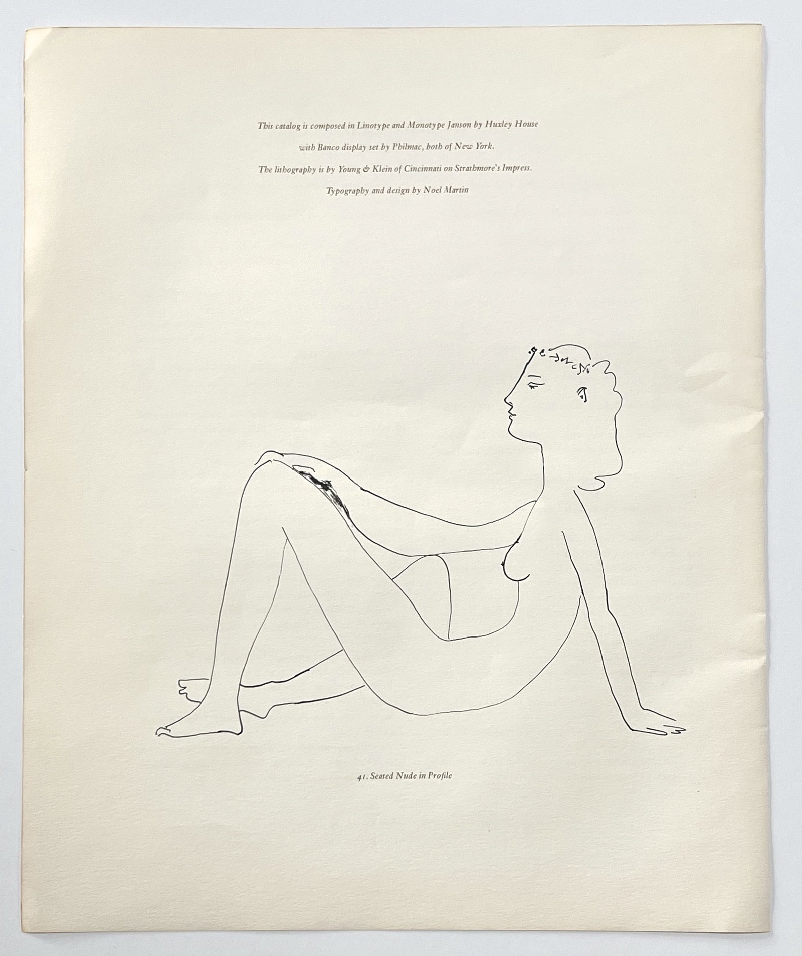Pablo Picasso lithograph "Seated Figure" - 2