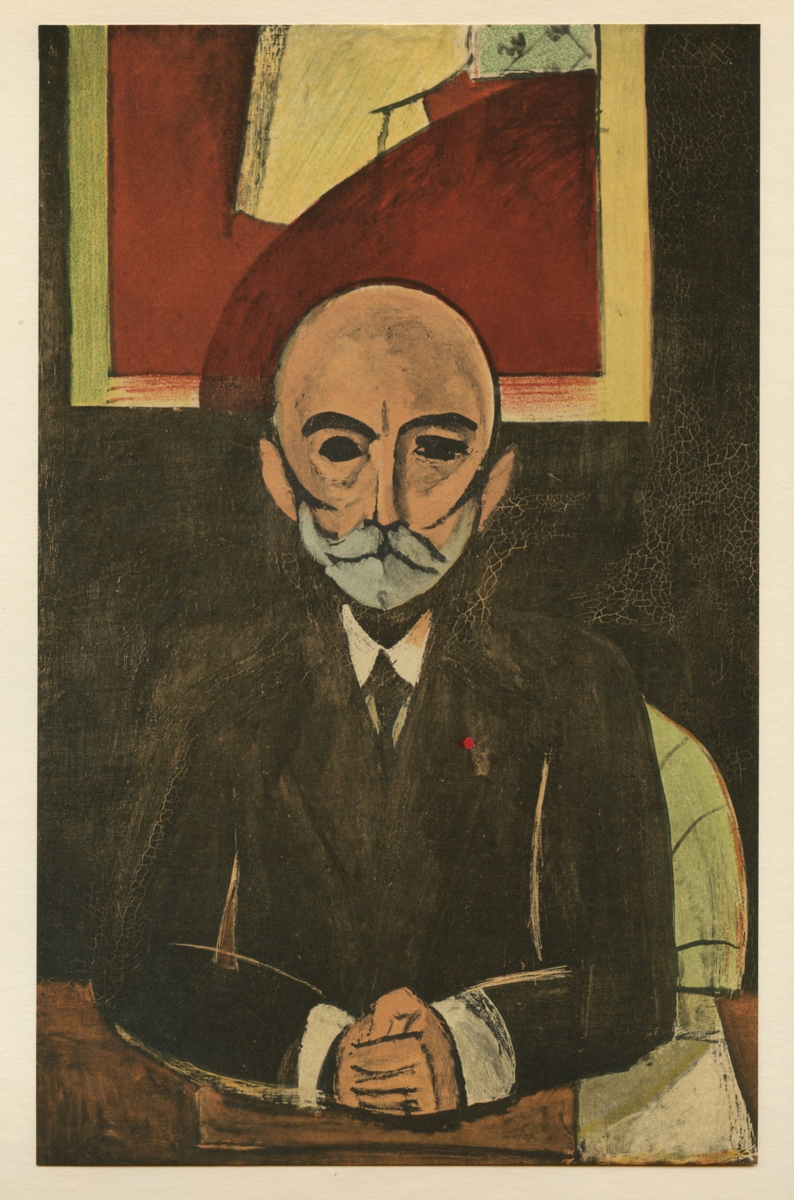 Henri Matisse lithograph "Auguste Pellerin": Title: Henri Matisse lithograph "Auguste Pellerin" Description: Medium: lithograph (after the painting). Printed in Paris on smooth wove paper at the atelier Mourlot and published in 1954. Size: 10 x