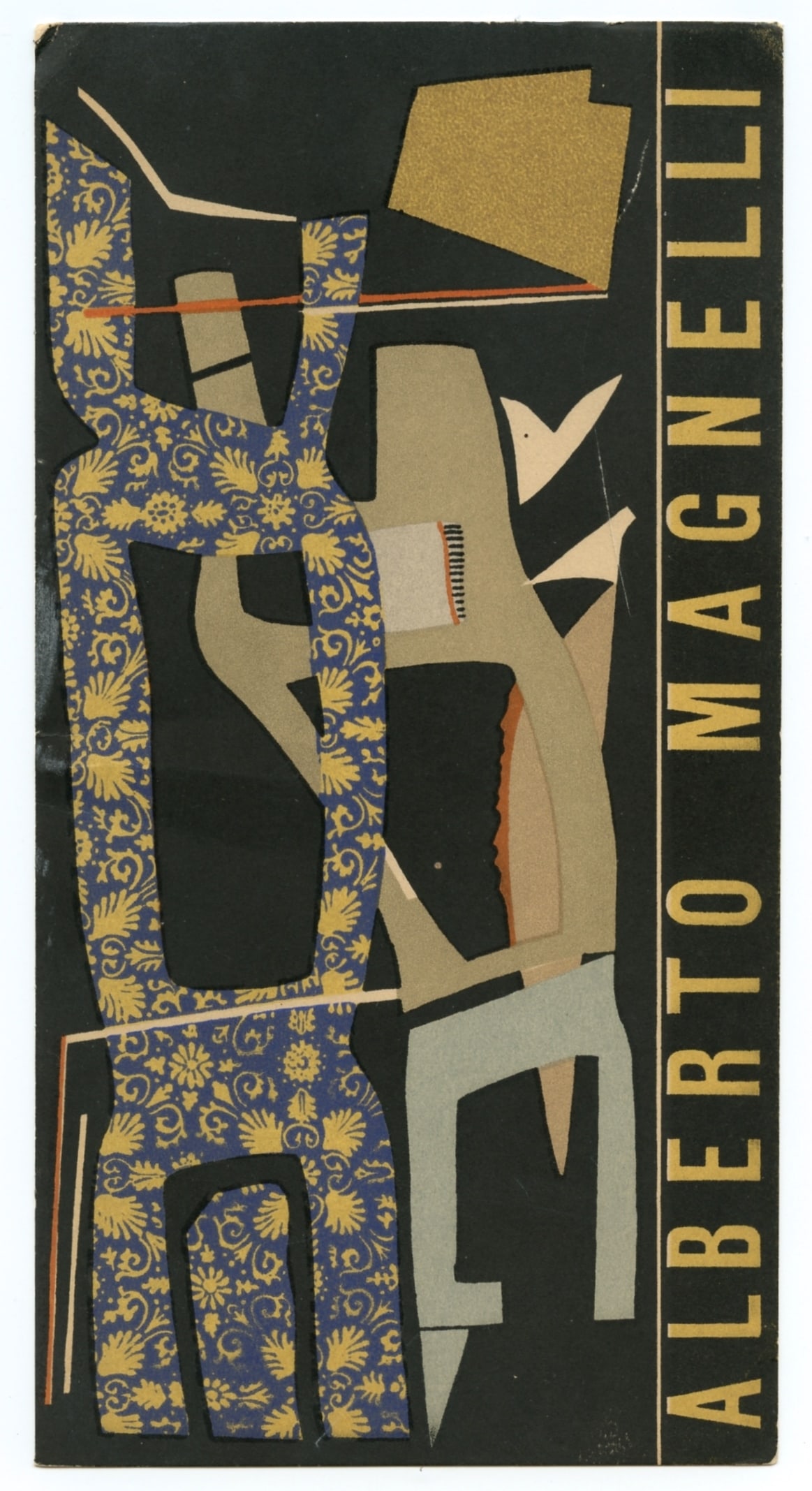 Alberto Magnelli lithograph "Grand collage sur isorel noire" (1 of 1)