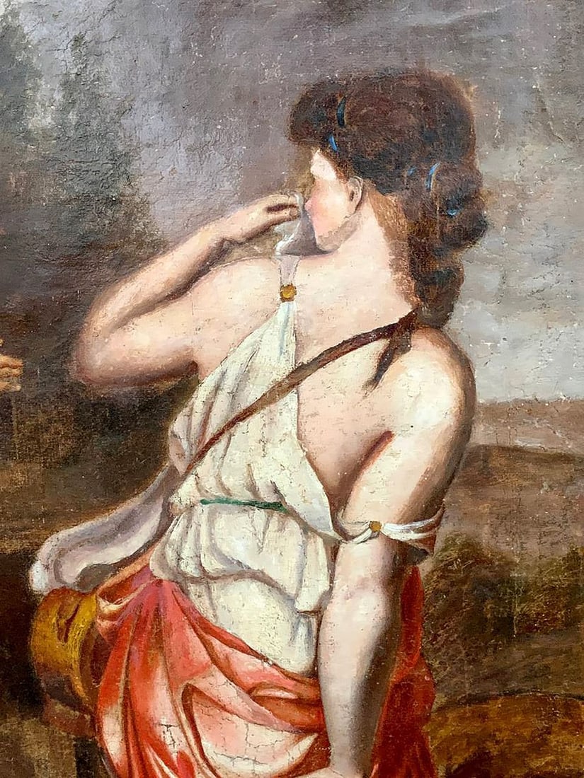 Oil painting Parting Unknown artist 18th early 19th century - 7
