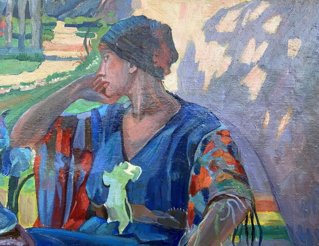 Oil painting On a rest Sergey Pivtorak - 5