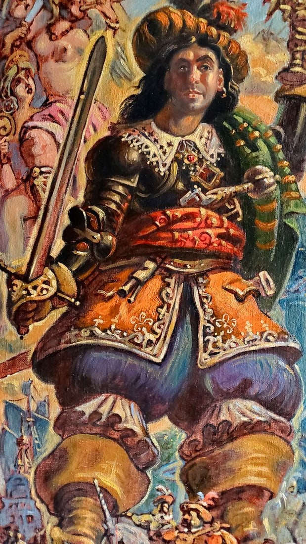 Oil painting Horsemen of the Apocalypse Litvinov Daniil Olegovich - 4