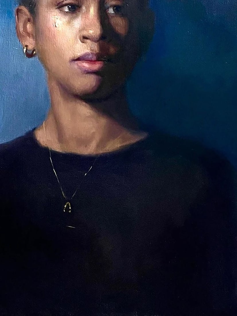 Oil painting Portrait of a girl Ruby Annam Butt - 5