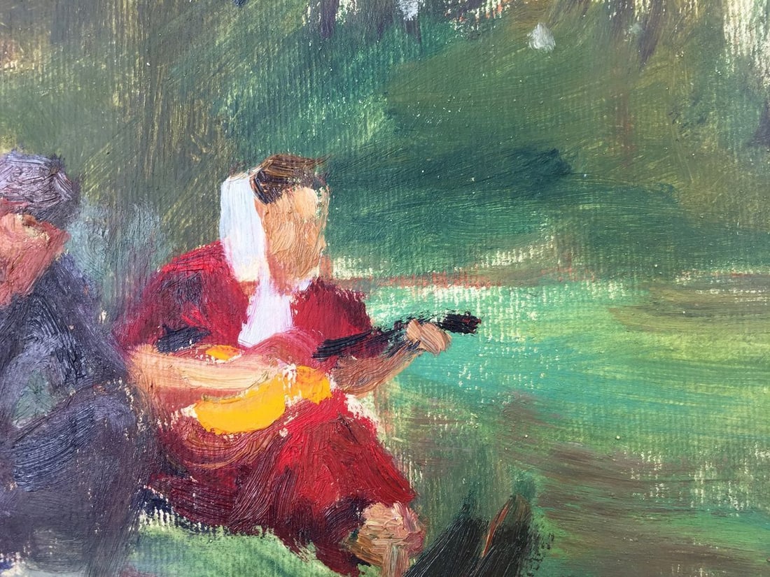 Oil painting People in nature Tkachenko E. - 6