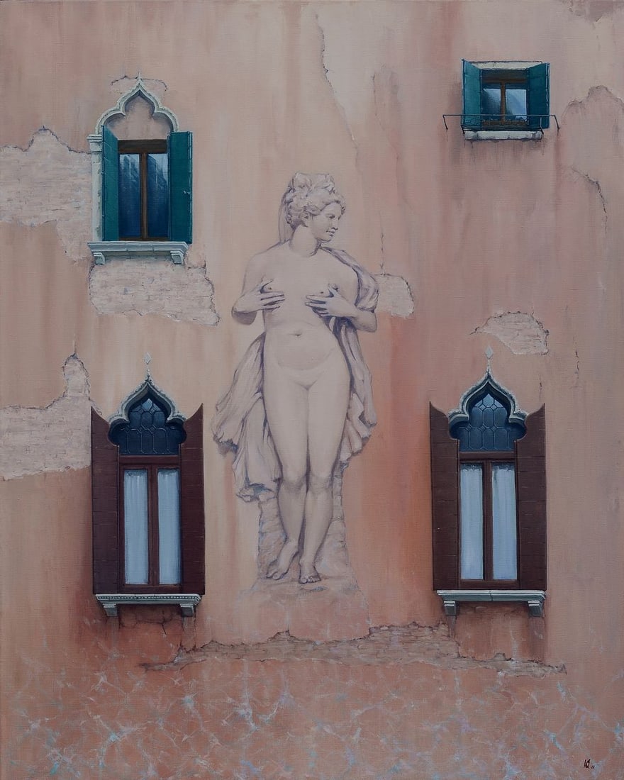 Oil painting Big water Venice Renaissance Oleg Kateryniuk: Title: Oil painting Big water Venice Renaissance Oleg Kateryniuk Description: No. Kat 4 Start your day by looking at one of the most beautiful and serene oil paintings, "High water. Venice.