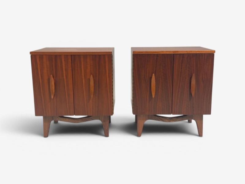 Young Manufacturing, Modern Nightstands, Walnut, USA, 1960s - 3