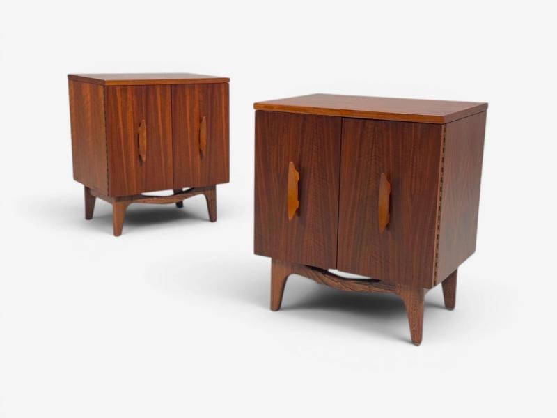 Young Manufacturing, Modern Nightstands, Walnut, USA, 1960s - 4